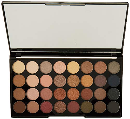 Makeup Revolution Shimmers and Matte Nudes Ultra 32 Eyeshadows Flawless Palette