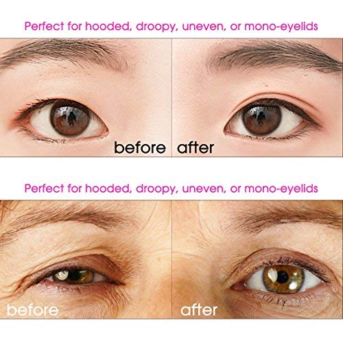 Natural Invisible Double Eyelid Tape, Self Self-adhesive One Side Sticky Eyelid Stickers - Instant Eye Lift Without Surgery - Perfect for Hooded,