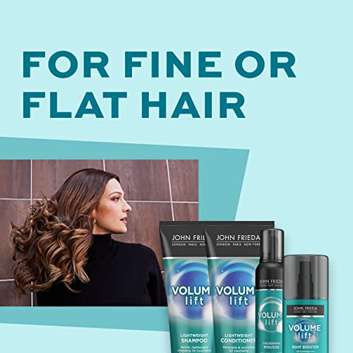 John Frieda Volume Lift Lightweight Shampoo 250 ml, Shampoo for Flat, Fine Hair, Bouncy Hair Shampoo