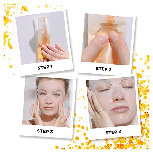 Garnier Fresh-Mix Tissue Mask, Vitamin C Brightening Tissue Face Sheet Shot Mask 33 g