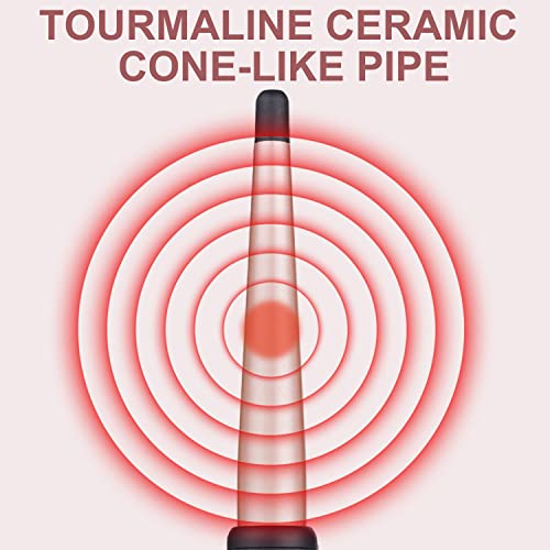 Curling Wand 13-25MM Curling Tongs, Tapered Curling Iron with Adjustable Temperature, Professional Hair Curler with Glove, Dual Voltage