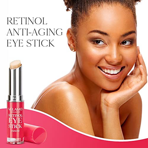 Retinol Stick, Retinol Face Cream, Under Eye Cream Anti Aging, Brightening Balm Reduces Fine Lines and Dark Circles, Visible Results in 3-4 Weeks