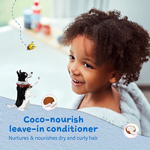 Childs Farm | Kids Coco-Nourish Leave in Conditioner 125ml | Organic Coconut | Dry, Curly & Coily Hair | Conditions & Nourishes | Suitable for Dr