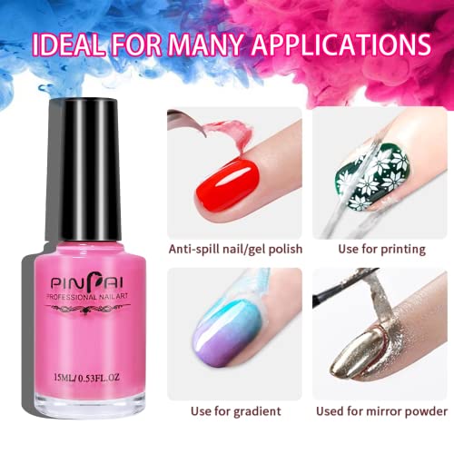Liquid Latex Nails Peel Off, Liquid Latex For Nail Art Skin Barrier Protector for Gel Polish Fast Drying Odorless Cuticle Base Coat Nail Polish G