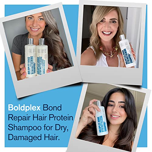 BoldPlex 4 Bond Strengthening Protein Shampoo for Dry Damaged hair - Hydrating Formula for Curly, Dry, Coloured, Frizzy, Broken or Bleached Hair