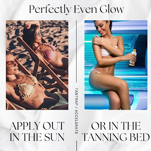 Peptide Tanning Accelerator Lotion (200ml) - Enhanced with Melanin Activating Peptides and Aloe Vera – Sun Tanning For Outdoor And Tanning Bed Us