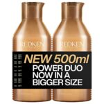 REDKEN Shampoo & Conditioner, For Dry Hair, Argan Oil, Softness and Shine, All Soft, Power Duo 500 ml Set