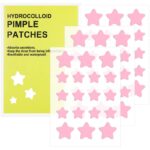 Heyu-Lotus 54 Patches Star Pimple Patches, Starface Pimple Patches Spot Patches Cute Star Shape for Face Zit Patch Acne Dots,15mm & 10mm
