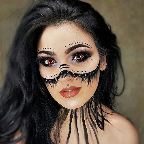 URAQT Face Gems Glitter, 12 Sheets Face Gems Mermaid Jewels Rhinestones Stickers Set, Self-adhesive Crystal Rainbow Tears Gem Stones Stickers Eye