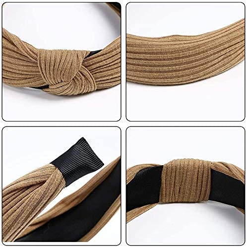 Haquno Headbands for Women 10 Packs Fabric Hair Band Accessories Elastic Head Wrap Cute Outdoor Hair Accessories