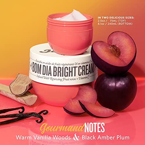 Sol de Janeiro Visibly Brightening and Smoothing Bom Dia AHA Body Cream 240mL/8.1 fl oz.