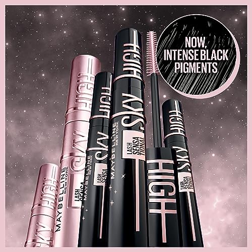 Maybelline New York lash Sensational Sky High Mascara, Volumising And lengthening, Washable Flake Free Formula, Infused With Bamboo Extract And F