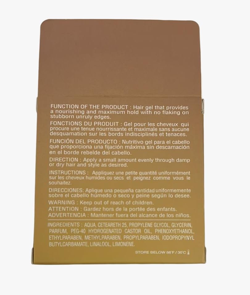 HAIR PRO JAMAICAN BLACK CASTOR OIL EDGE CONTROL GEL SUPER HOLD BONUS SIZE 80G