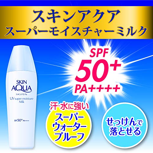Skin Aqua Super moisture Shower Milk Sunscreen 40mL 2020ver Made in japan