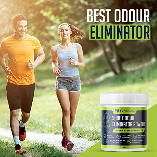 Shoe Odour Eliminator Powder | Leaves Smelly Shoes Fresh & Clean | | Long Lasting & Natural Odor Remover Formula | 100g