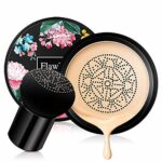 Mushroom Head Air Cushion Bb Cream,Concealer Lasting Nude Makeup Moisturizing Brightening Pigment Liquid Foundation, Base Primer (Natural)