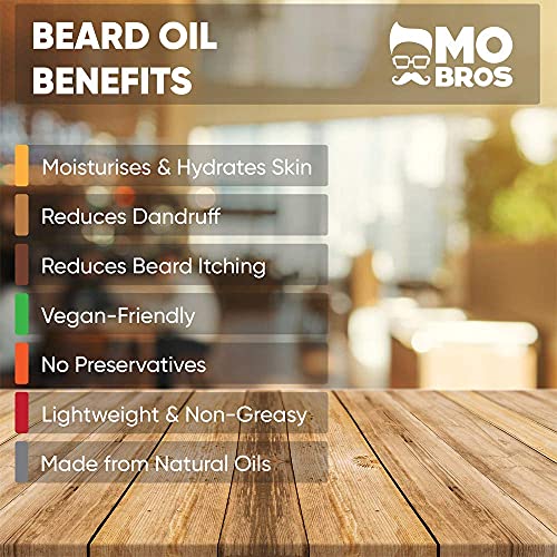 Beard Oil 100ml | Vanilla & Mango | Beard Care for Men | Softens, Hydrate & Conditions Facial Hair | Promotes Growth, Reduces Dryness & Itching |