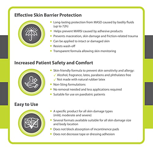 Medi Derma-S Barrier Cream Tube 90g for Gentle Barrier Protection on Intact Skin or for Mild Skin Damage-for Use During Episodes of Incontinence