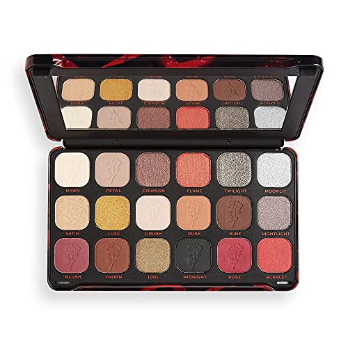 Makeup Revolution, Forever Flawless Eyeshadow Palette, Midnight Rose