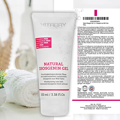 Natural Diosgenin Gel extra strong 100 ml - 64% diosgenin - 80% yam extract - in the menopause