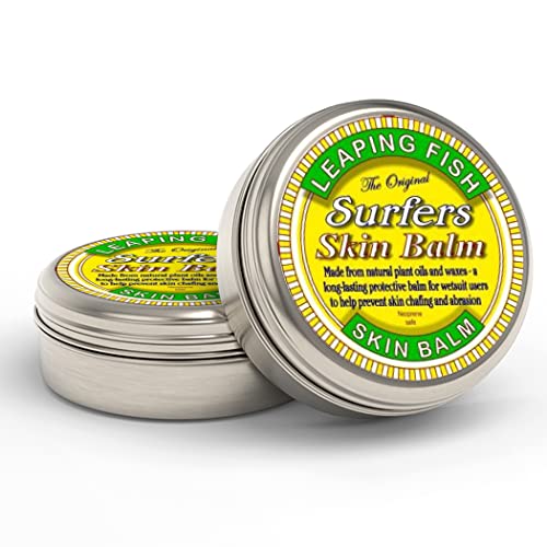 Leaping Fish Surfers Skin Balm - Prevent Chafing For Wetsuit Users. Made From Natural Plant Oils & Waxes