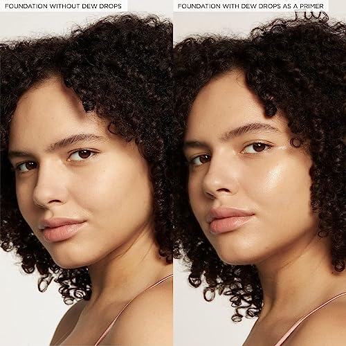 Glow Recipe Watermelon Glow Niacinamide Dew Drops Hydrating Serum with Hyaluronic Acid, Moringa Oil + Vitamin E - Lightweight Facial Serum & Prim