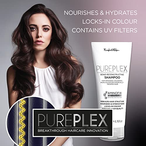 PurePlex Bond Reconstructing Shampoo, For all hair types, Professional Formula Nourishes & Rebuilds hair from within, Protects & Restores, 200ml.