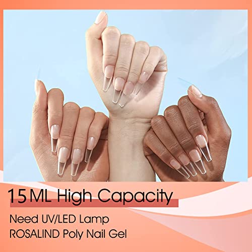 Nail Builder Gel Nail Extension,Poly Extension Gel Builder False Nail Gels Nail Extension Builder,Nail Enhancement Crystal Poly Builder Gel For N