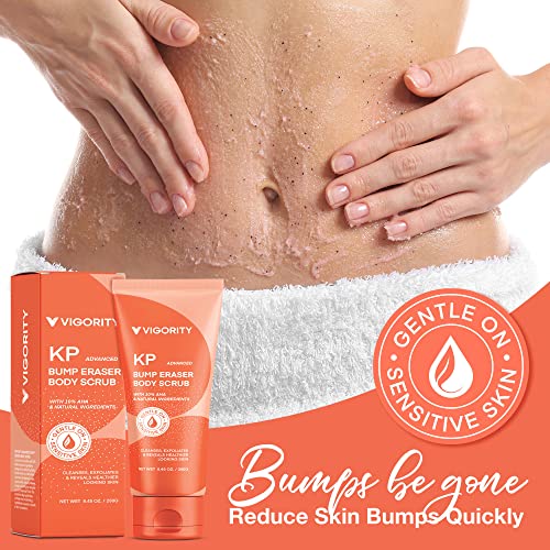 KP Bump Eraser Body Scrub, Body Exfoliating Scrub, Strawberry Legs Treatment, Exfoliating Body Wash, Strawberry Skin Treatment, Scrubs for Women