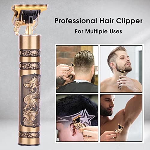 Guijiyi Beard Trimmer Men,Professional Hair Clippers Men,Cordless Electric Hair Trimmer Precision T Blade Trimmer,USB Rechargeable Beard Grooming