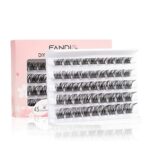 Individual Lashes Cluster Lashes D Curl 45 Clusters,DIY False Eyelashes Wide Stem 10-16mm Length Lash Clusters,Soft Fluffy Individual Eyelash Ext