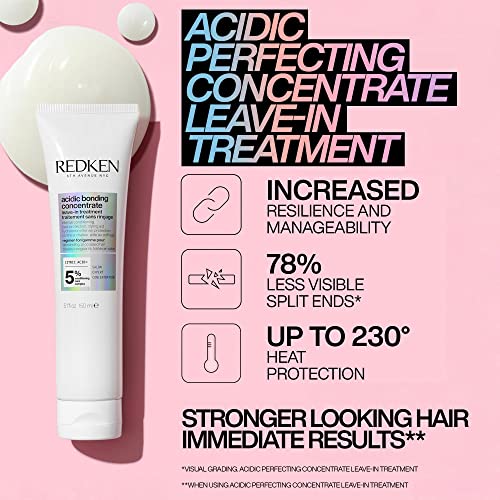 REDKEN Leave-in Treatment, Repairs & Protects Colour-Treated Hair, Acidic Perfecting Concentrate