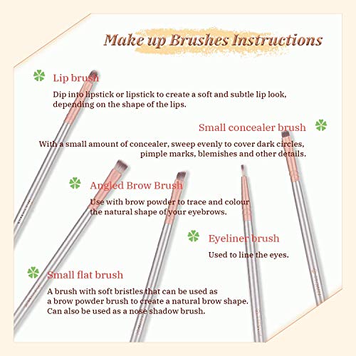 Make up Brushes,TTRWIN 18 Pcs Professional Makeup Brush Set Synthetic Kabuki Face Blush Lip Eyeshadow Eyeliner Foundation Powder Cosmetic Brushes