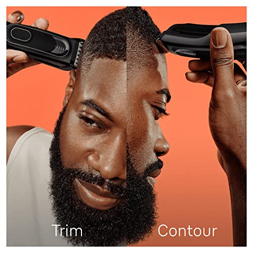 Braun Hair Clipper Series 5, Featuring Lifetime-Sharp Blades, 9 Length Settings, 50-min runtime, Gifts for Men, HC5310, Black