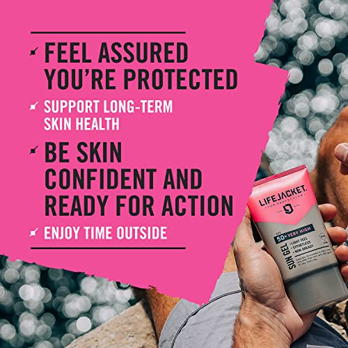 LifeJacket Sun Protection Gel SPF 50 UVA, UVA 5* Sun Cream/Sunscreen factor 50, Face + Body 200ml Lightweight, Non-greasy, Water resistant, Cruel