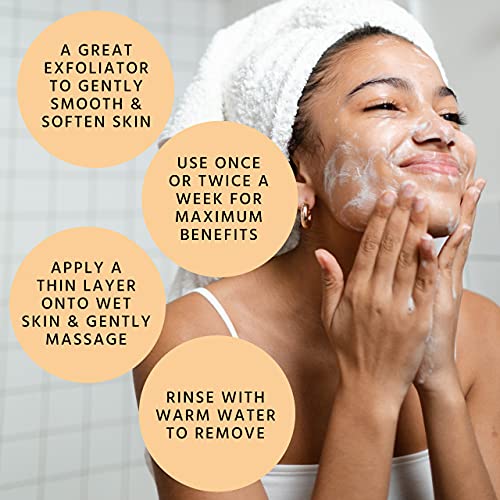 Herbal Essentials Gentle Renewal Scrub, Pack of 3 - Made with Kaolin Clay & Sunflower Seed Oil, 98% Natural Ingredients, 100% Pure Vegan & Cruelt