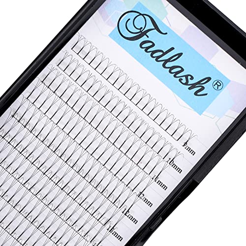 Russian Lashes 14D 0.07 Thickness D Curl 8-14mm Mix Tray Russian Lashes Premade Russian Volume Lashes Pre Made Fan Lashes Volume Lashes Pre Made