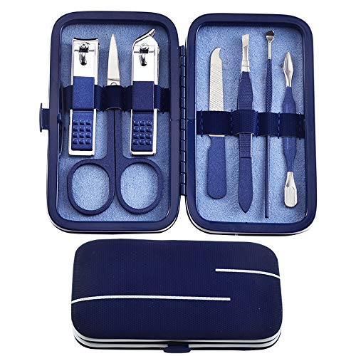 Nail Clipper Set -7 Pieces Stainless Steel Manicure Kit, Professional Manicure Set for Women Men