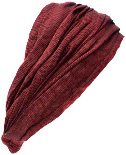 Gheri Cotton Elastic Hippie Bohemian Bandana Headband Patchwork Stonewashed
