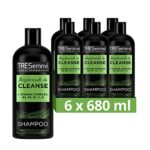 TRESemmé Replenish & Cleanse Shampoo multipack of 6 with a vitamin complex for greasy hair 680 ml