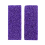 SUPVOX Foot Pumice Stone Block Foot Care Exfoliator Pedicure Tool Callus Remover Scrubber Dead Hard Skin Remover Cleaner 2PCS (Purple)