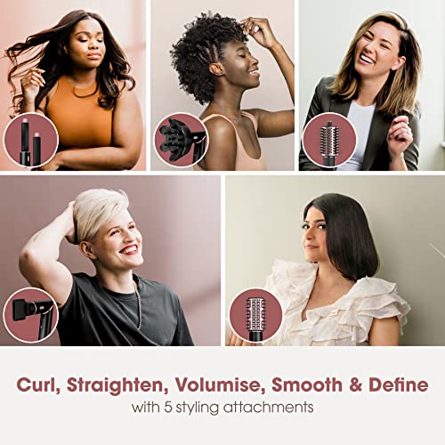 Shark FlexStyle 5-in-1 Air Styler & Hair Dryer with Auto-Wrap Curlers, Paddle Brush, Oval Brush, Concentrator, Diffuser and Storage Case, No Heat