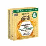 Garnier Ultimate Blends Honey Treasures Strengthening Shampoo Bar for Damaged Hair, Clear, 60 g (Pack of 1)