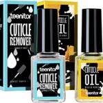 Teenitor Cuticle Care kit with Cuticle Remover and Cuticle Oil, Cuticle Softner and Cuticle Revitalizing Oil, Cuticle Remover Oil