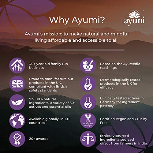 Ayumi Herbal Henna, Natural Herb Powder Which Soothes the Scalp, Blended With 9 Himalayan Herbs Which Nourish & Condition the Hair - 2 x 150g