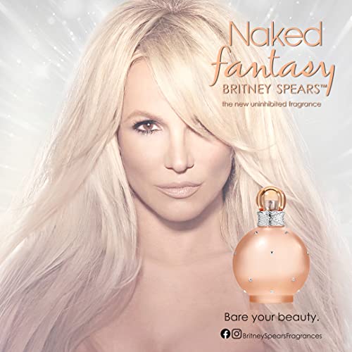 Britney Spears Naked Fantasy Eau de Toilette (100ml) Fruity & Feminine Scent, Luxury Fragrance for Women
