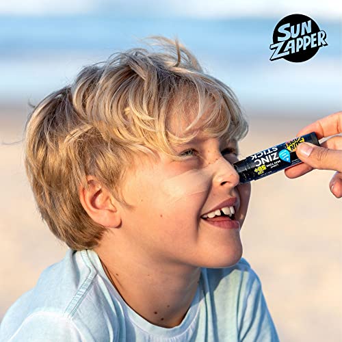 Sun Zapper Zinc Sun Stick - (Light Skin Tone) Sunblock Sticks for Face SPF 50 Mineral Sunscreen - Sun Zapper Australian Natural Sunscreen