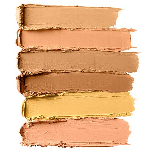 NYX Professional Makeup Colour Correcting Palette, Colour Concealer Makeup Palette, 6 creamy blendable shades
