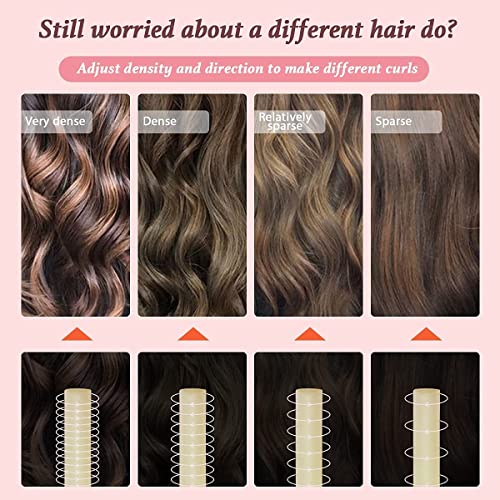 PINTAUR High Resilience Sponge Heatless Curls 2 Pack, Silk Heatless Hair Curler, Women Heatless Curling Rod Headband, Suitable for Long Hair and