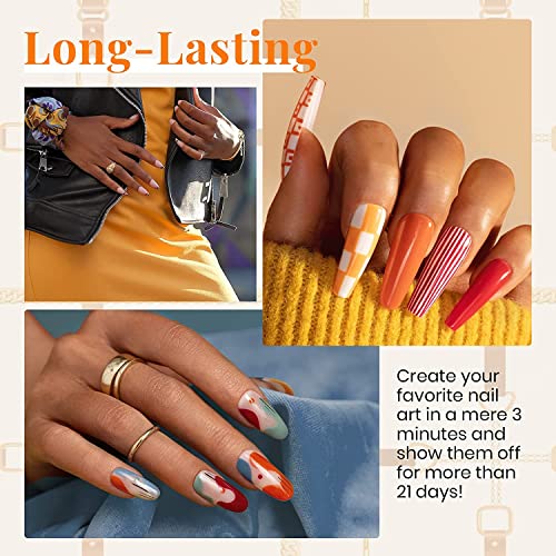 Beetles 20 Gel Nail Polish Glowing Attraction Set Soak Off Nail Gel Polish Nude Gray Red Blue Glitter Black Gel Polish Starter Kit with Glossy Ma